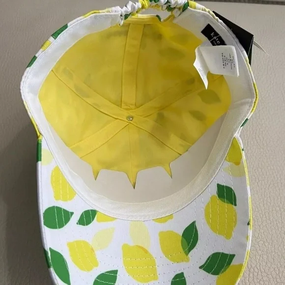 ♠️♠️♠️ Kate Spade  Lemon Toss Baseball Cap♠️♠️♠️ - Picture 6 of 6